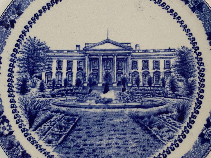 Vintage White House Plate at Duckwells