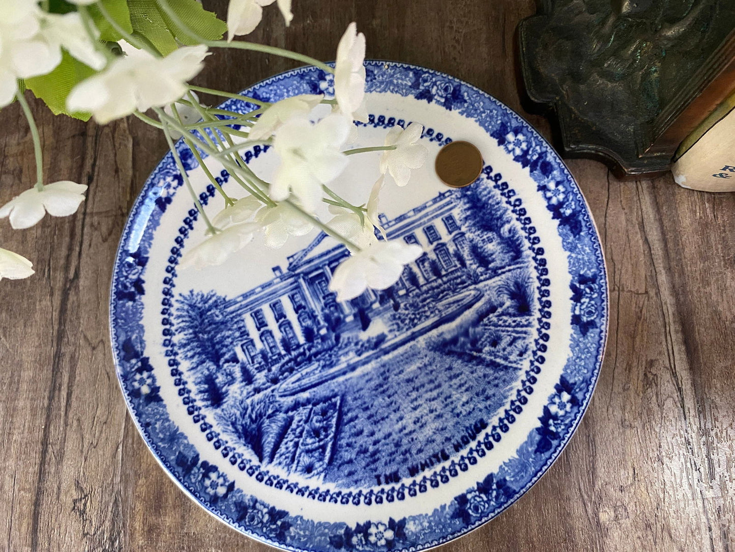 Vintage White House Plate at Duckwells