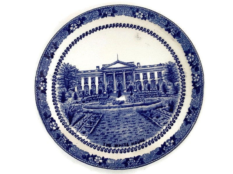 Vintage White House Plate at Duckwells