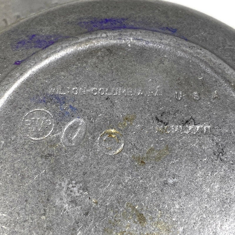 Vintage Wilton RWP Pewter Boston Baby Dish - Duckwells