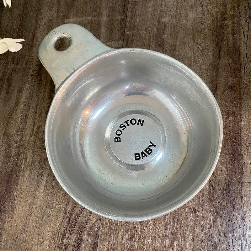 Vintage Wilton RWP Pewter Boston Baby Dish - Duckwells
