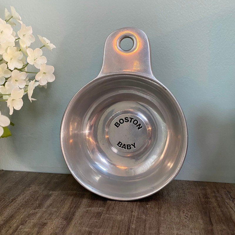 Vintage Wilton RWP Pewter Boston Baby Dish at Duckwells