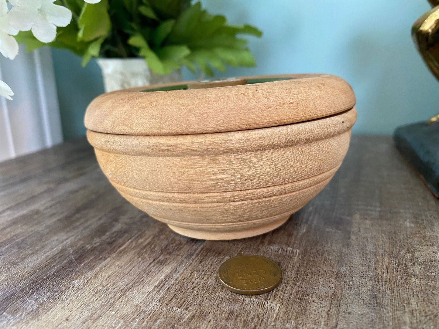 Vintage Yardley Shaving Soap Wood Lidded Box at Duckwells