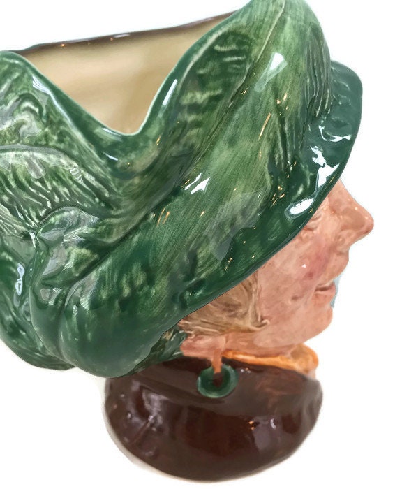 Royal Doulton Pitcher - Arriet Large Character Jug, No 5195, Copyright 1946, English Collectible, Rare Early Edition - Duckwells