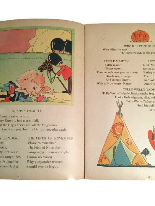 1932 Children's Mother Goose Book at Duckwells