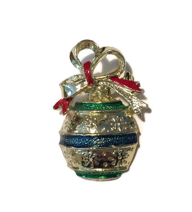 Vintage Gerry's Holiday Ornament Pin at Duckwells