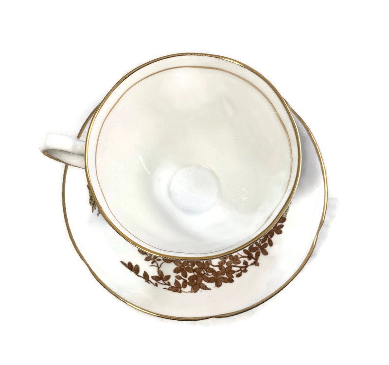 Vintage Hyde Park, New York Teacup and Saucer Souvenir from the Home of Franklin D. Roosevelt - Duckwells