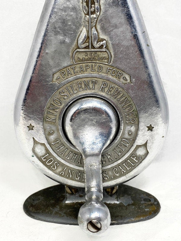 Antique Film Reel Rewinder at Duckwells