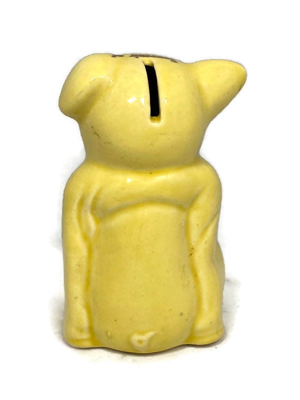 Vintage Piggy Bank, Ceramic Souvenir of Birmingham, Alabama
