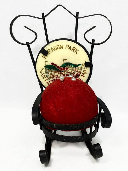 Vintage Paragon Park, Nantasket Beach, Massachusetts Souvenir Pincushion at Duckwells