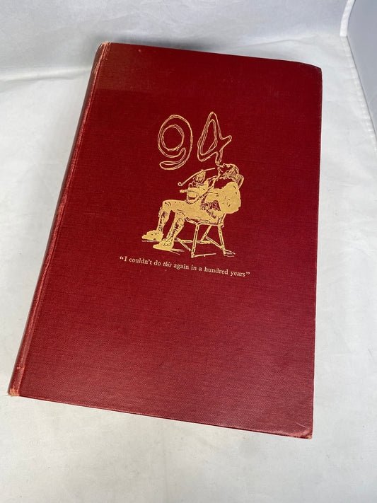 Vintage Book, Harvard College Class of 1894 Fiftieth Anniversary Report 1894-1944