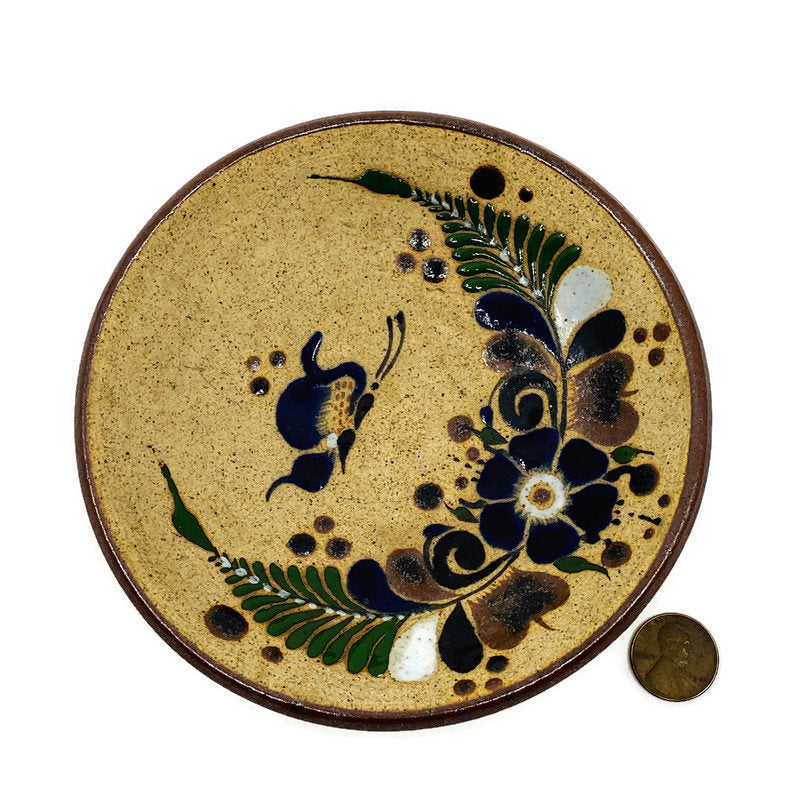 VIntage Netzi Tonală Pottery Mexican Stoneware Dish - Duckwells