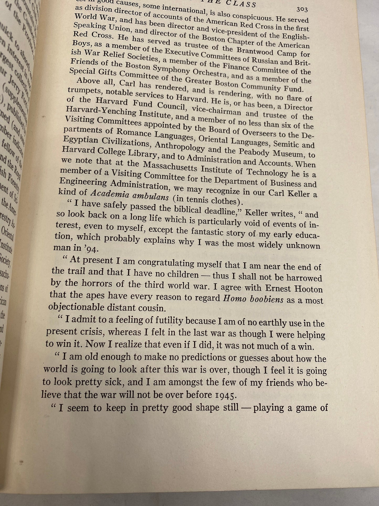 Vintage Book, Harvard College Class of 1894 Fiftieth Anniversary Report 1894-1944 at Duckwells