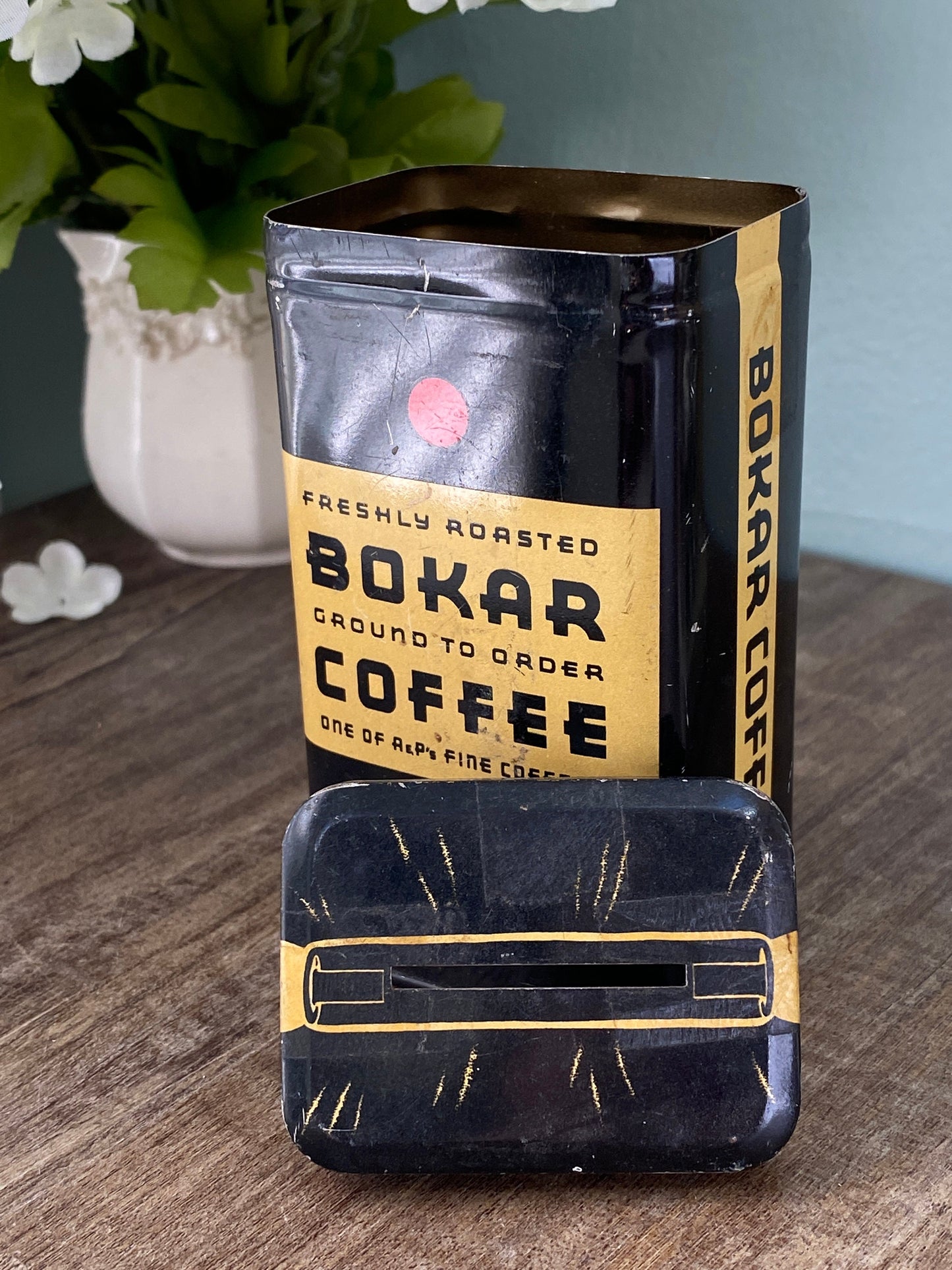 Vintage A&P Coffee Tin Bank