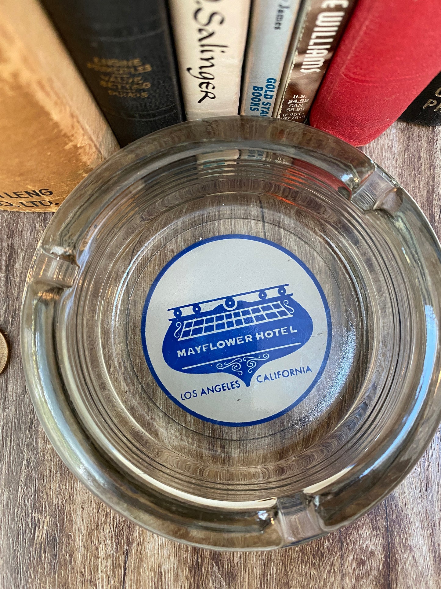 Vintage Mayflower Hotel Ashtray, Los Angeles, California