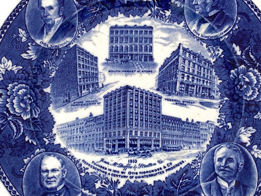 Antique Wedgwood Jones McDuffee Stratton, Boston Plate at Duckwells