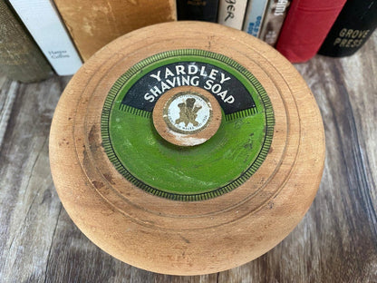 Vintage Yardley Shaving Soap Wood Lidded Box