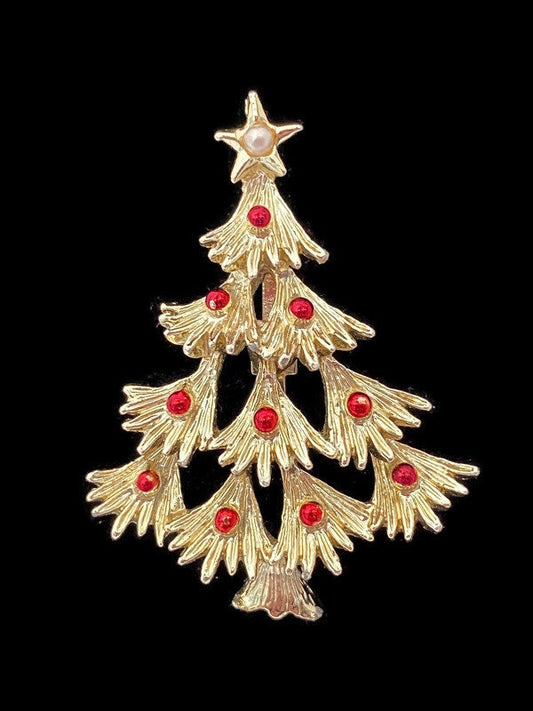 Vintage Christmas Tree Pin by Gerry's at Duckwells