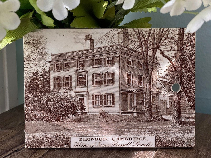 Antique Ceramic Calendar Tile - Elmwood, Cambridge, Massachusetts