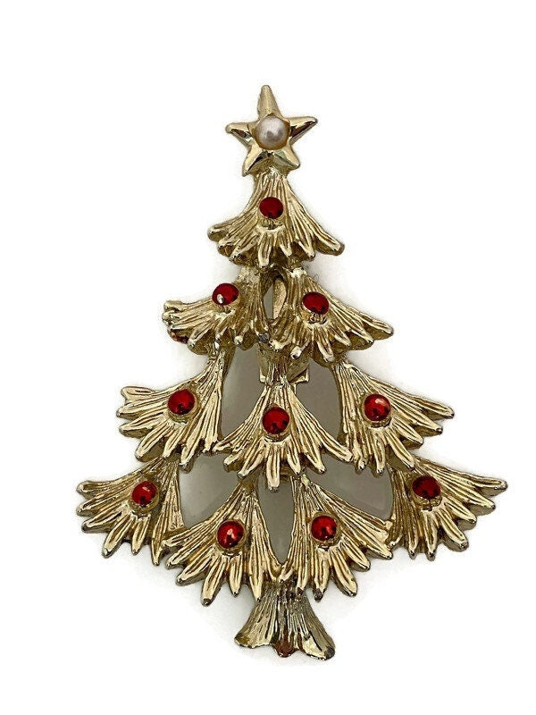 Vintage Christmas Tree Pin by Gerry's at Duckwells