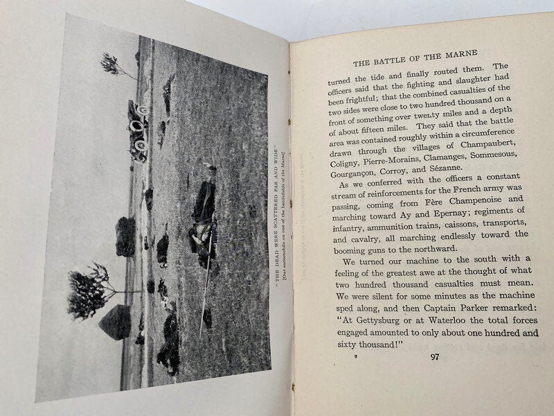 Antique First Edition Book, The Note-Book of an Attache, Seven Months in the War Zone at Duckwells