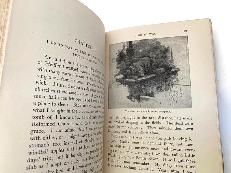 Antique Book, The Making of an American by Jacob A. Riis, First Edition