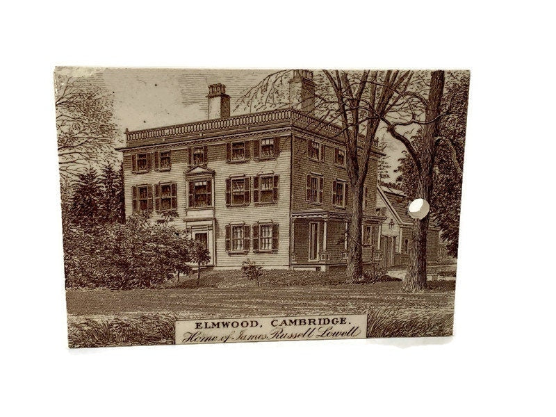 Antique Ceramic Calendar Tile - Elmwood, Cambridge, Massachusetts