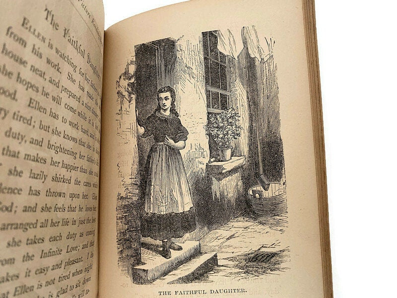 Rare Antique Book, The New Picture Reading Book, 1872