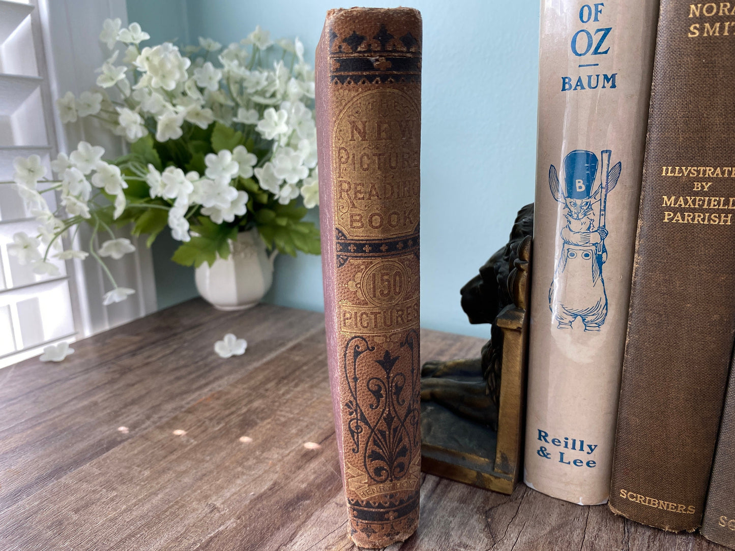 Rare Antique Book, The New Picture Reading Book, 1872