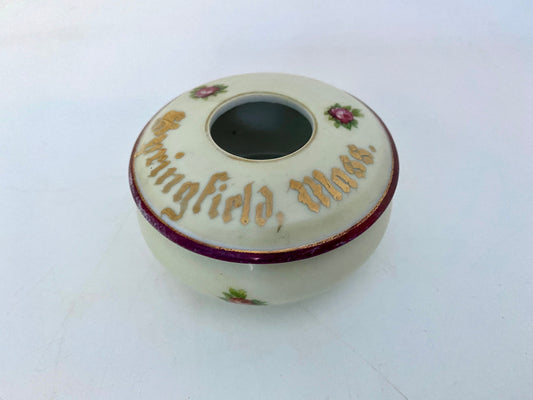 Antique Springfield, Massachusetts Souvenir Hair Receiver at Duckwells