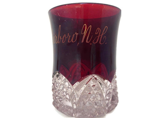 Antique Ruby Stained Glass Peterborough, New Hampshire at Duckwells