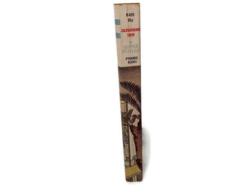 Vintage Paperback Book, Japanese Inn by Oliver Statler