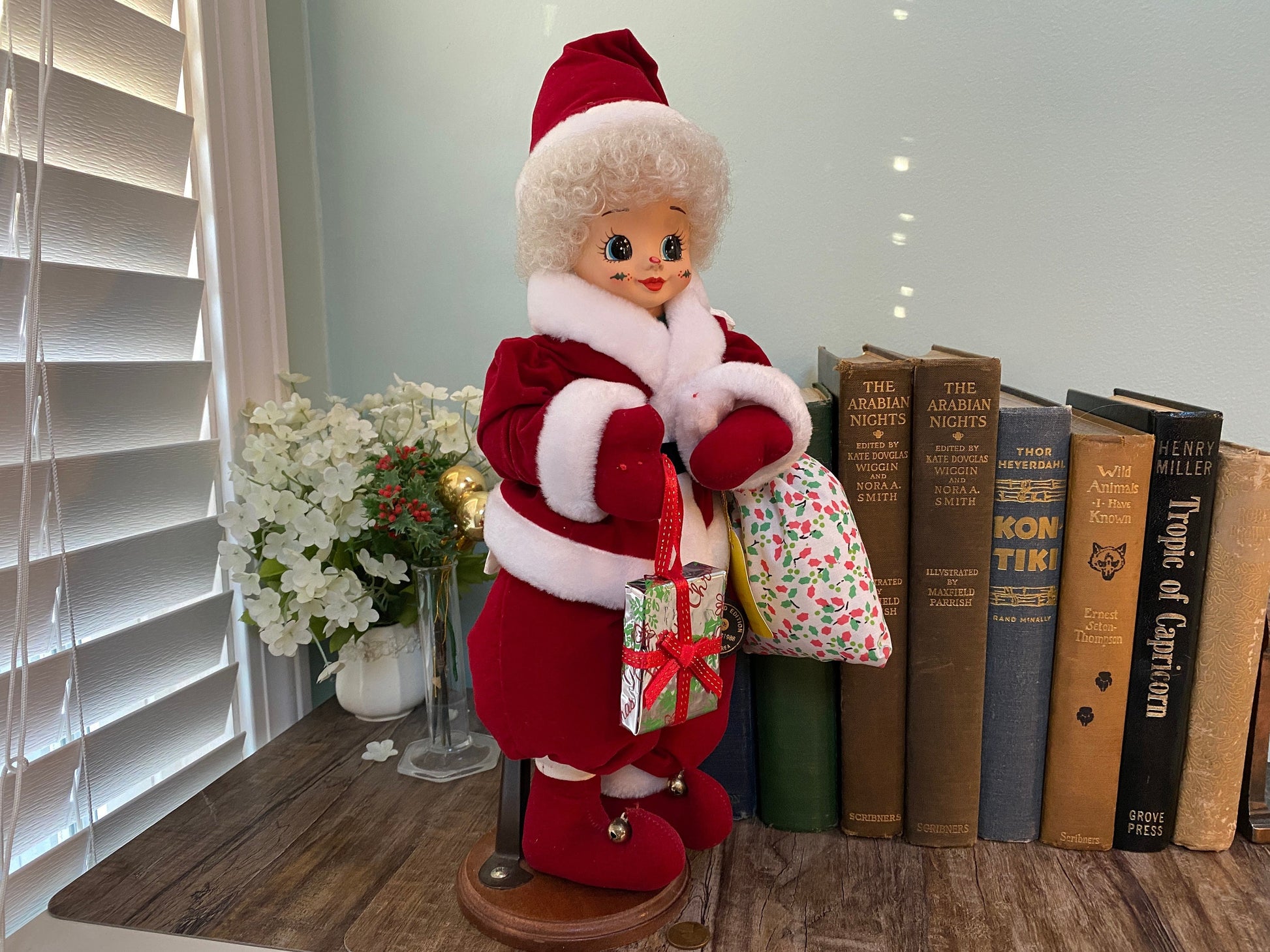 Vintage Christmas Doll by Brinn's at Duckwells