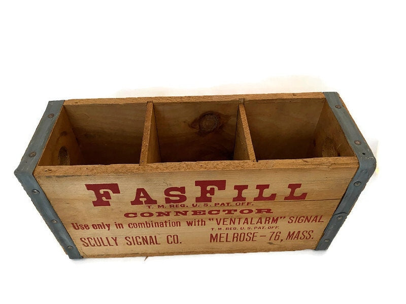 Vintage Wood Shipping Box