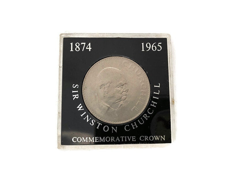 Vintage Winston Churchill Commemorative Crown, 1874-1965