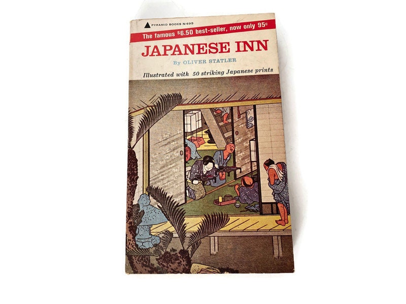 Vintage Paperback Book, Japanese Inn by Oliver Statler
