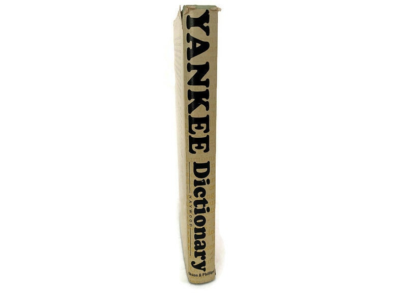 Vintage Hardcover Book, Yankee Dictionary by Charles F. Haywood