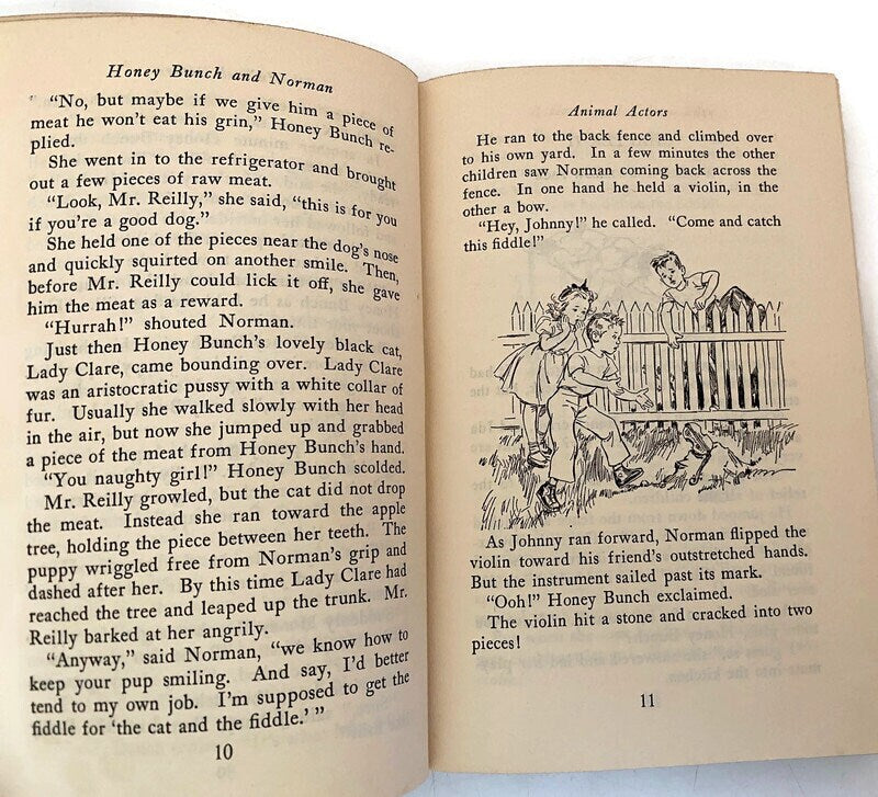 Vintage Children's Book, Honey Bunch and Norman by Helen Louise Thorndyke, 1957 at Duckwells