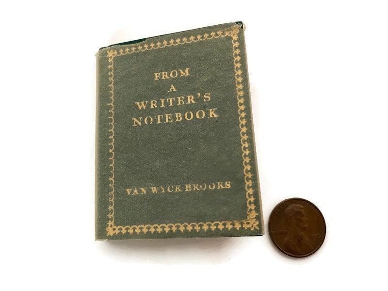 Midcentury Miniature Book, From a Writer's Notebook