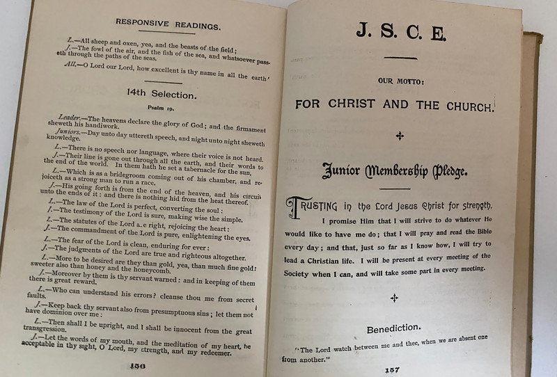 Antique Gospel Hymnal, Junior Christian Endeavor Songs