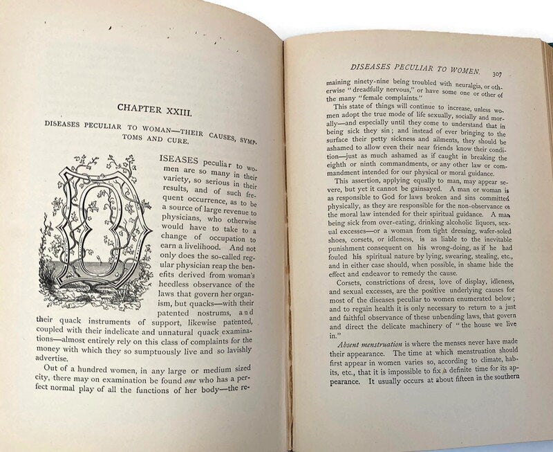 Antique Book, The Science of a New Life by John Cowan, MD; 1897