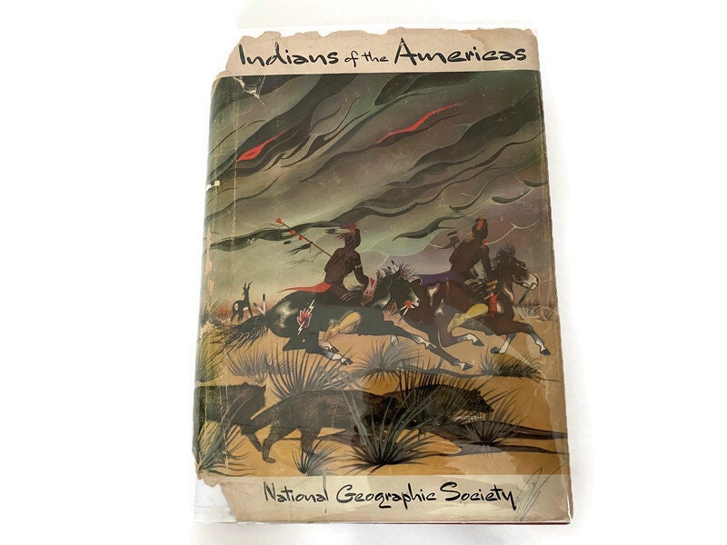 Vintage Book, Indians of the Americas, National Geographic Society