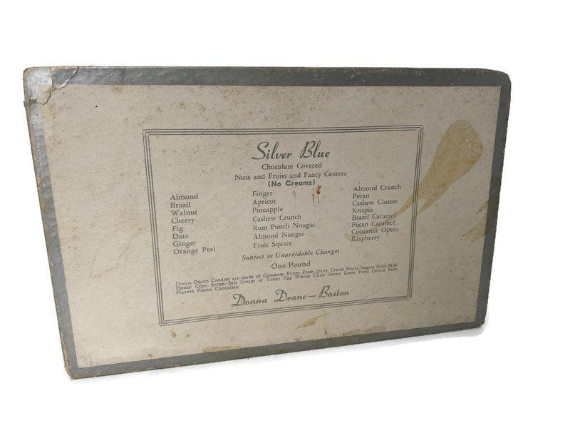 Antique Donna Deane Chocolate Box, Boston Candy Company