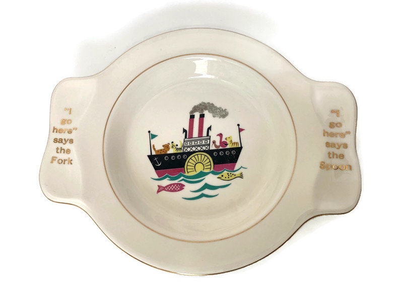Midcentury Child's Dish