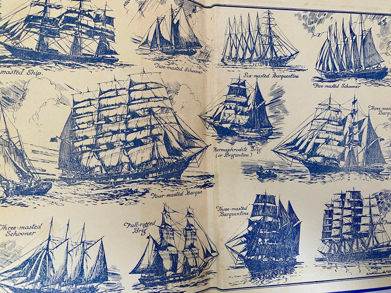 Vintage Hardcover Book The Down Easters: A Classic Maritime History Book by Basil Lubbock at Duckwells