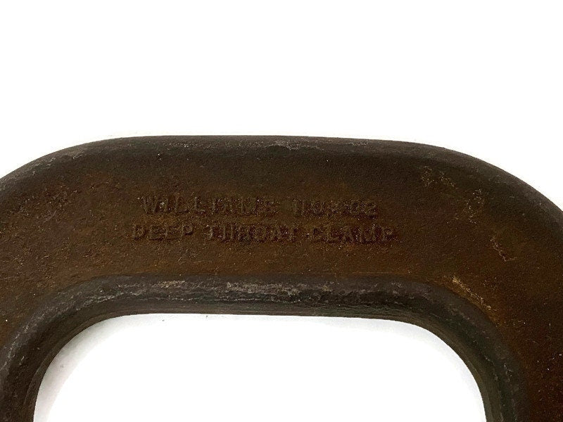 Vintage Deep Throat Clamp by J.H. Williams & Co.
