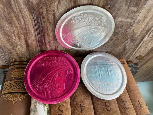 1934 Chicago World's Fair Souvenir Coasters at Duckwells