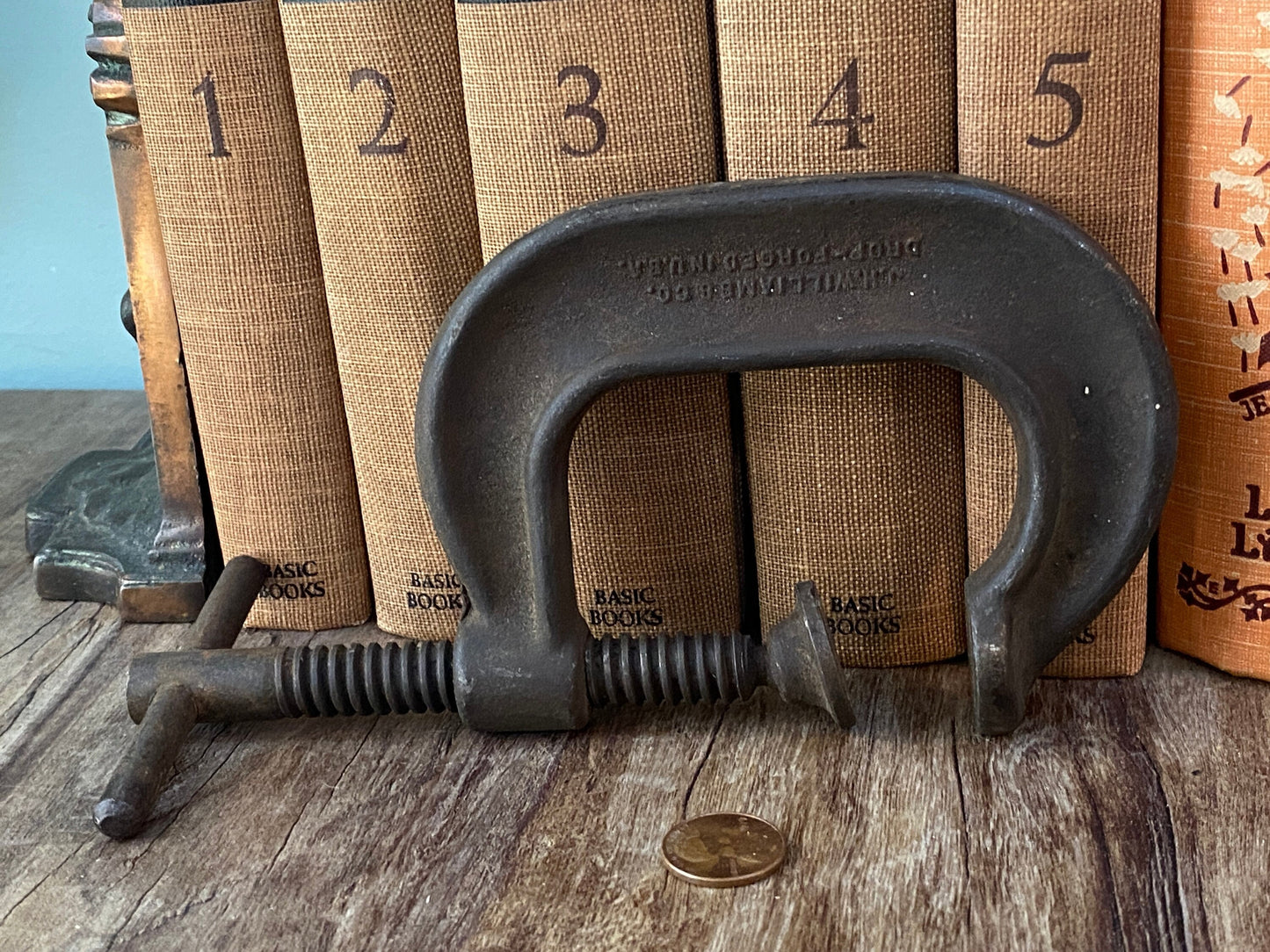 Vintage Deep Throat Clamp by J.H. Williams & Co.