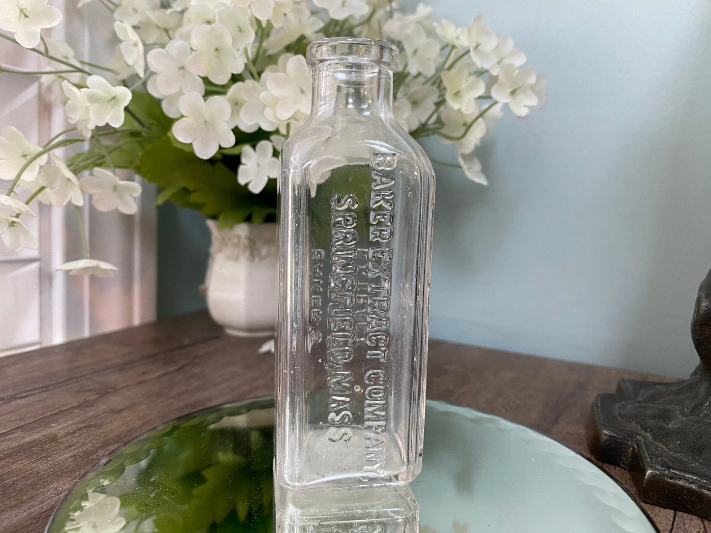 Vintage Baker's Indian Root Beer Extract Bottle