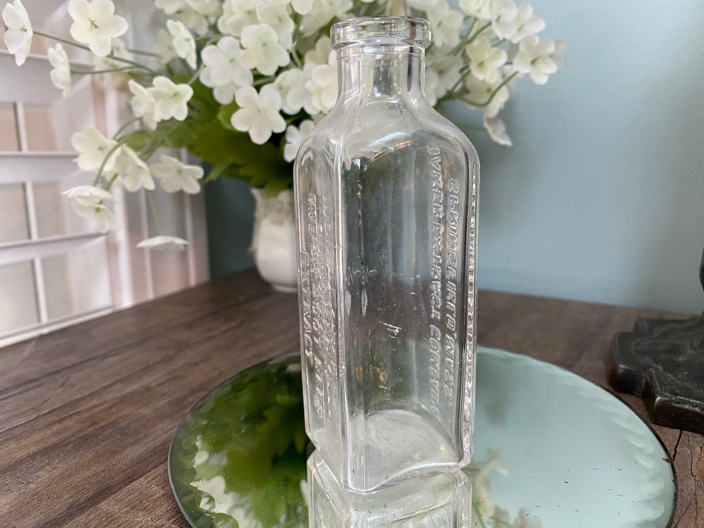 Vintage Baker's Indian Root Beer Extract Bottle
